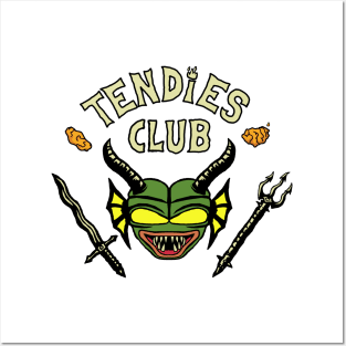 Tendies Club Green Posters and Art